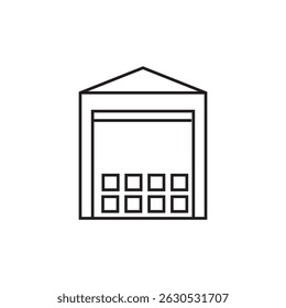 warehouse icon illustration element design