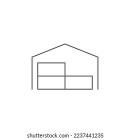Icono De Almacén, Ilustración Del Vector De Iconos Industriales Eps10