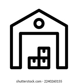 warehouse icon or logo isolated sign symbol vector illustration - high quality black style vector icons

