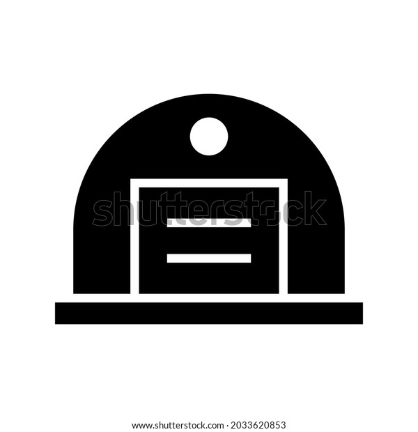 warehouse icon or logo\
isolated sign symbol vector illustration - high quality black style\
vector icons\
