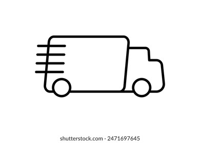 Warehouse icon. icon related to supply chain. suitable for web site, app, user interfaces, printable etc. line icon style. simple vector design editable