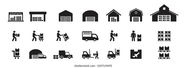 warehouse icon shopping vector illustration