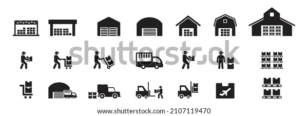 warehouse icon shopping\
vector illustration