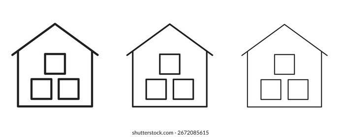 Warehouse icon. Simple element illustration. Can be used for web and mobile.