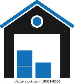 warehouse icon. Storehouse Icon vector