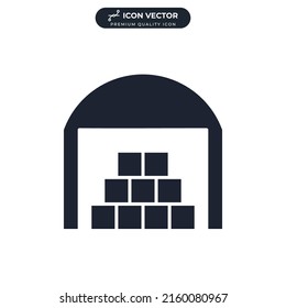 warehouse icon symbol template for graphic and web design collection logo vector illustration