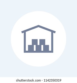 warehouse icon, vector