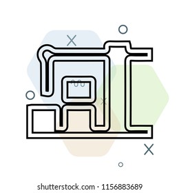 Warehouse icon vector can be used as png, Warehouse