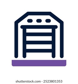 warehouse icon. vector dual tone icon for your website, mobile, presentation, and logo design.