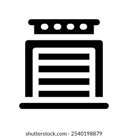 Icono del glifo del Vector para su Sitio web, móvil, presentación, y diseño del logotipo.