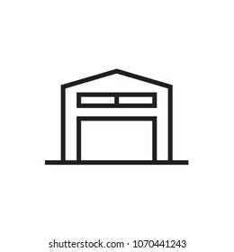Warehouse icon Vector illustration, EPS10.