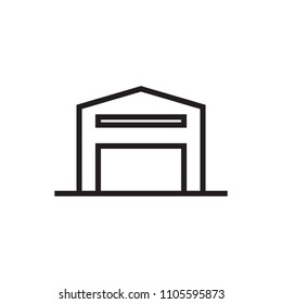 Warehouse icon Vector illustration, EPS10.