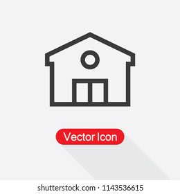 Warehouse Icon Vector Illustration Eps10