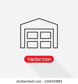 Warehouse Icon Vector Illustration Eps10