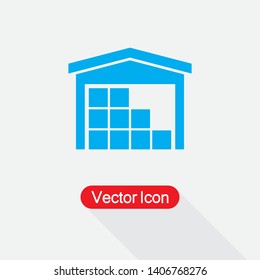 Warehouse Icon Vector Illustration Eps10