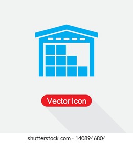 Warehouse Icon Vector Illustration Eps10