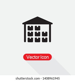 Warehouse Icon Vector Illustration Eps10