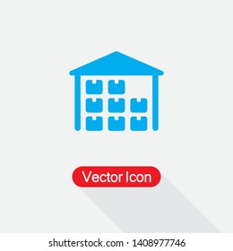 Warehouse Icon Vector Illustration Eps10