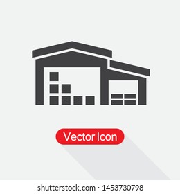 Warehouse Icon Vector Illustration Eps10