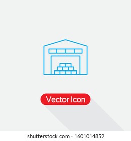 Warehouse Icon Vector Illustration Eps10