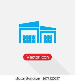 Ilustración Del Vector De Iconos De Almacén Eps10