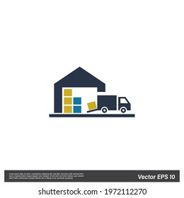 warehouse Icon Vector illustration simple design element