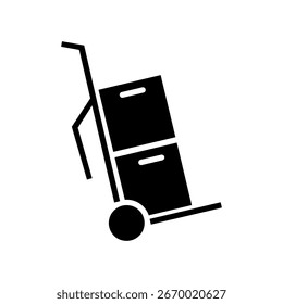 Warehouse icon vector. storage illustration sign. store symbol. storehouse logo. depot web icon.