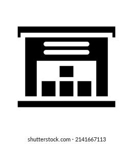 Warehouse Icon Vector Symbol Design Illustration
