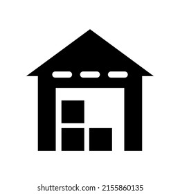 Warehouse Icon Vector Symbol Design Illustration