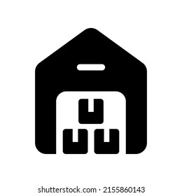Warehouse Icon Vector Symbol Design Illustration