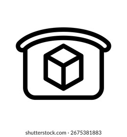 Warehouse Icon Vector Symbol Design Illustration