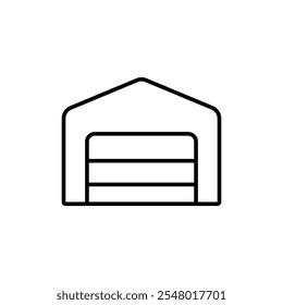 Warehouse icon web design in vector