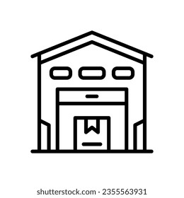 icono de almacén para tu sitio web, móvil, presentación y diseño de logotipo.