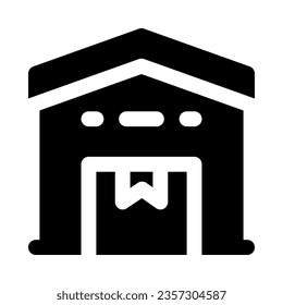 icono de almacén para tu sitio web, móvil, presentación y diseño de logotipo.