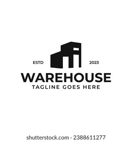 Warehouse Industry Logo Design Concept Vector Illustration Symbol Icon