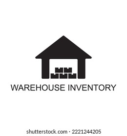 warehouse inventory icon , logistic icon
