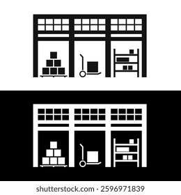 warehouse and Inventory stock icon