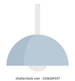 Warehouse lamp icon. Flat illustration of warehouse lamp vector icon for web design