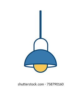 Warehouse light lamp icon vector illustration graphic design