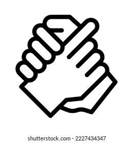 warehouse line icon illustration vector graphic