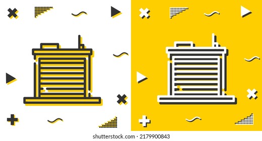 warehouse line icon. Simple outline style.warehouse linear sign. Vector illustration isolated on white background. Editable stroke EPS 10