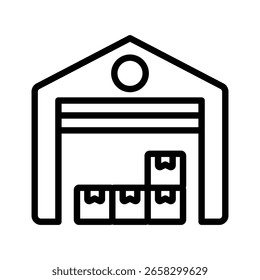Symbol für Lagerzeile, Vektor, Pixel perfekt, Illustratordatei 