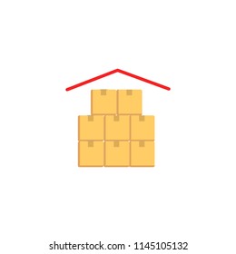 Warehouse Logistic Logo Icon Design