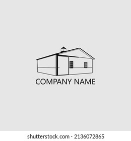 Warehouse logo concept with an ancient theme