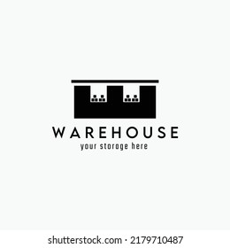 Warehouse Logo Vector Illustration Design Purpose Stock Vector (Royalty ...