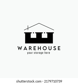 warehouse logo vector illustration design for purpose icon symbol corporate