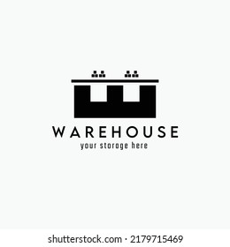 warehouse logo vector illustration design for purpose icon symbol emblem etc