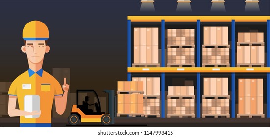 7,704 Warehouse management Stock Vectors, Images & Vector Art ...