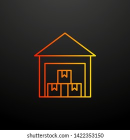 Warehouse nolan icon. Elements of global logistics set. Simple icon for websites, web design, mobile app, info graphics