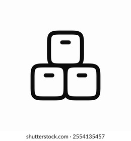 warehouse packages icon sign vector